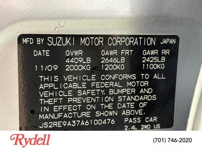 2010 Suzuki Kizashi SE