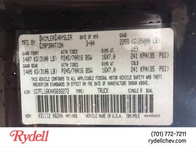 2004 Dodge Dakota Base