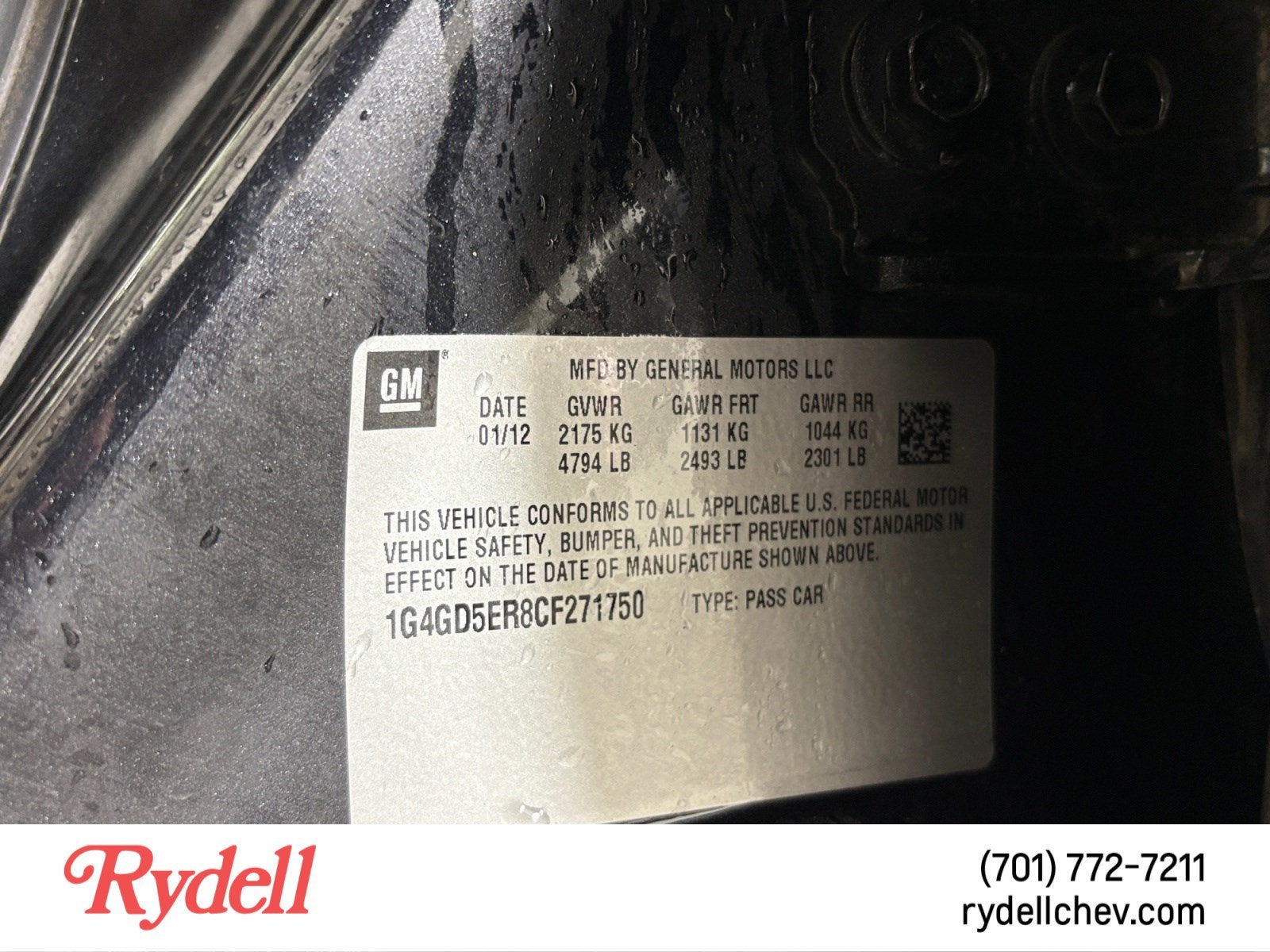 2012 Buick LaCrosse Premium 1