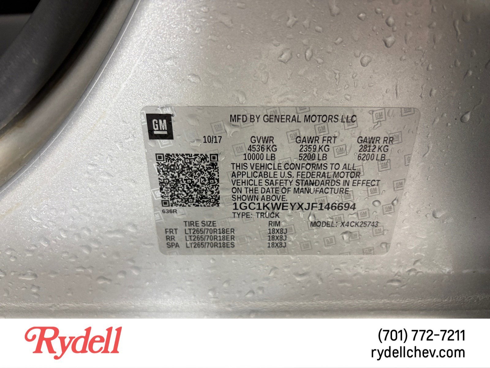 2018 Chevrolet Silverado 2500 HD LTZ