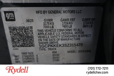 2025 Chevrolet Silverado 1500 LT (2FL)