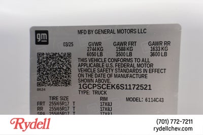 2025 Chevrolet Colorado WT/LT