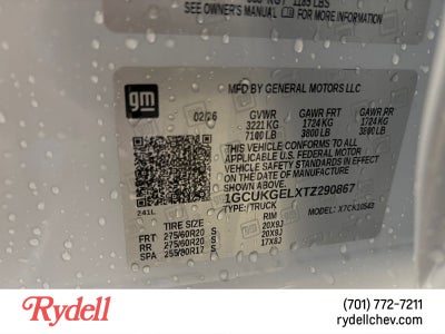 2026 Chevrolet Silverado 1500 LTZ