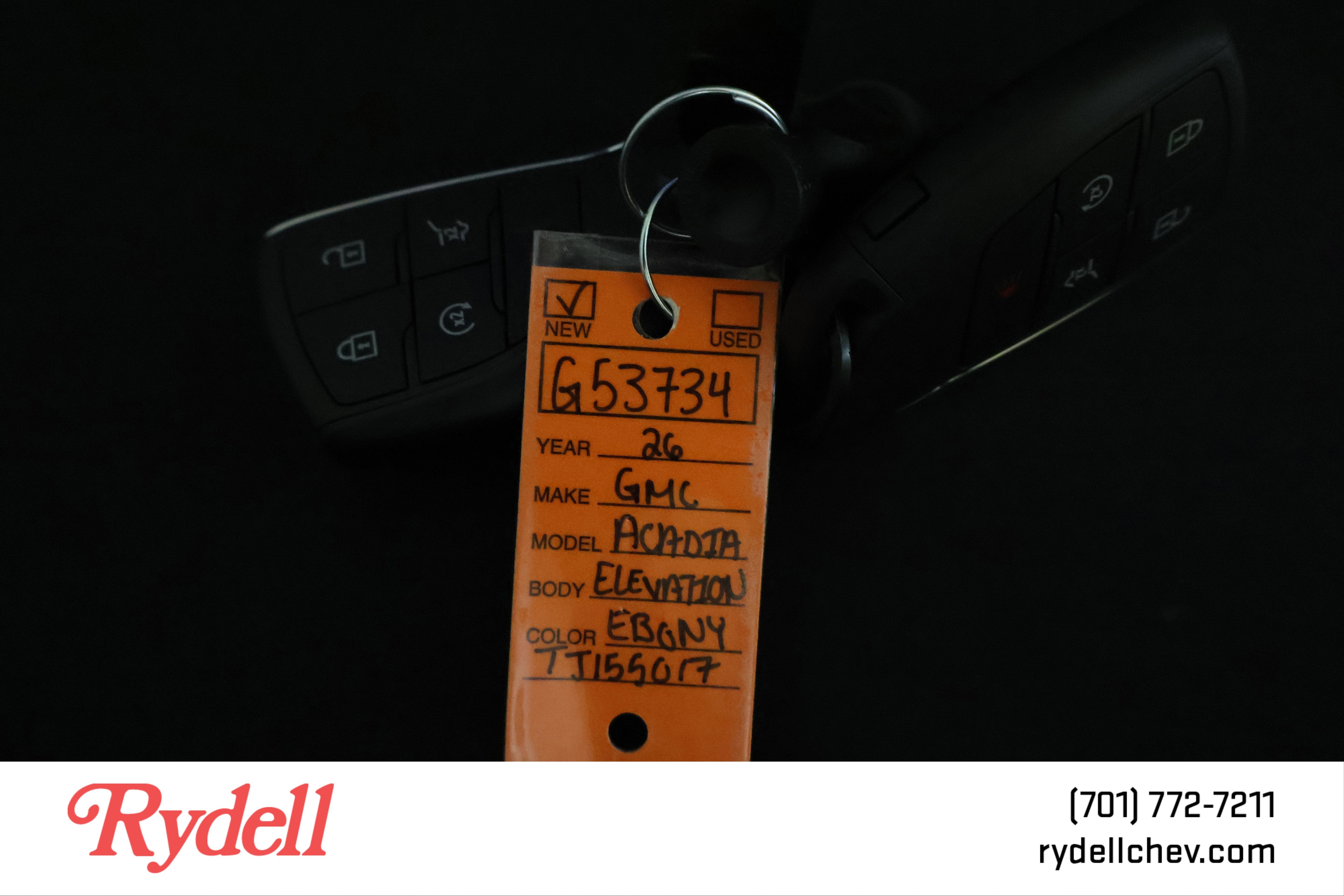 2026 GMC Acadia Elevation