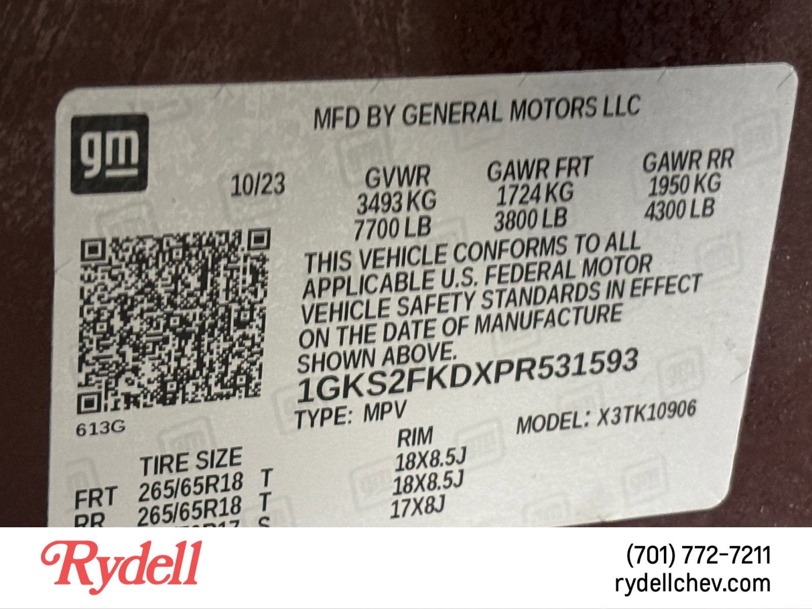 2023 GMC Yukon XL SLE