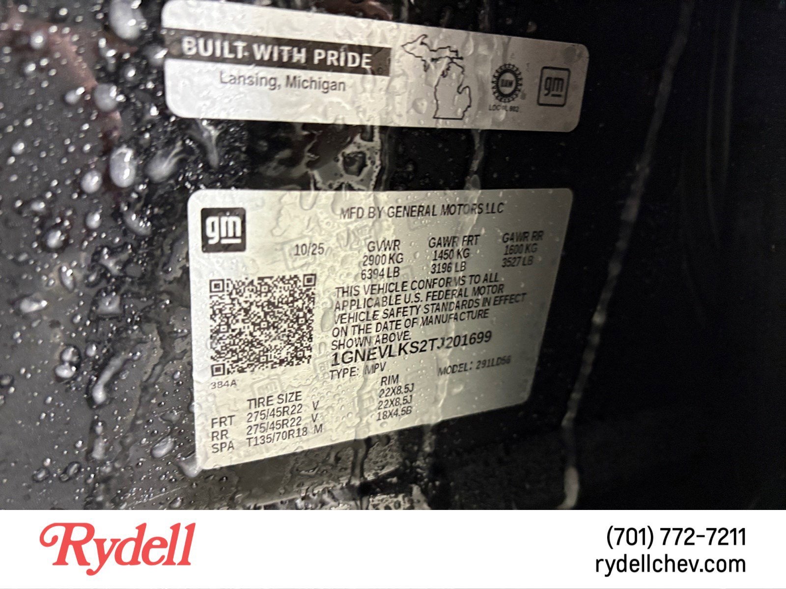 2026 Chevrolet Traverse RS