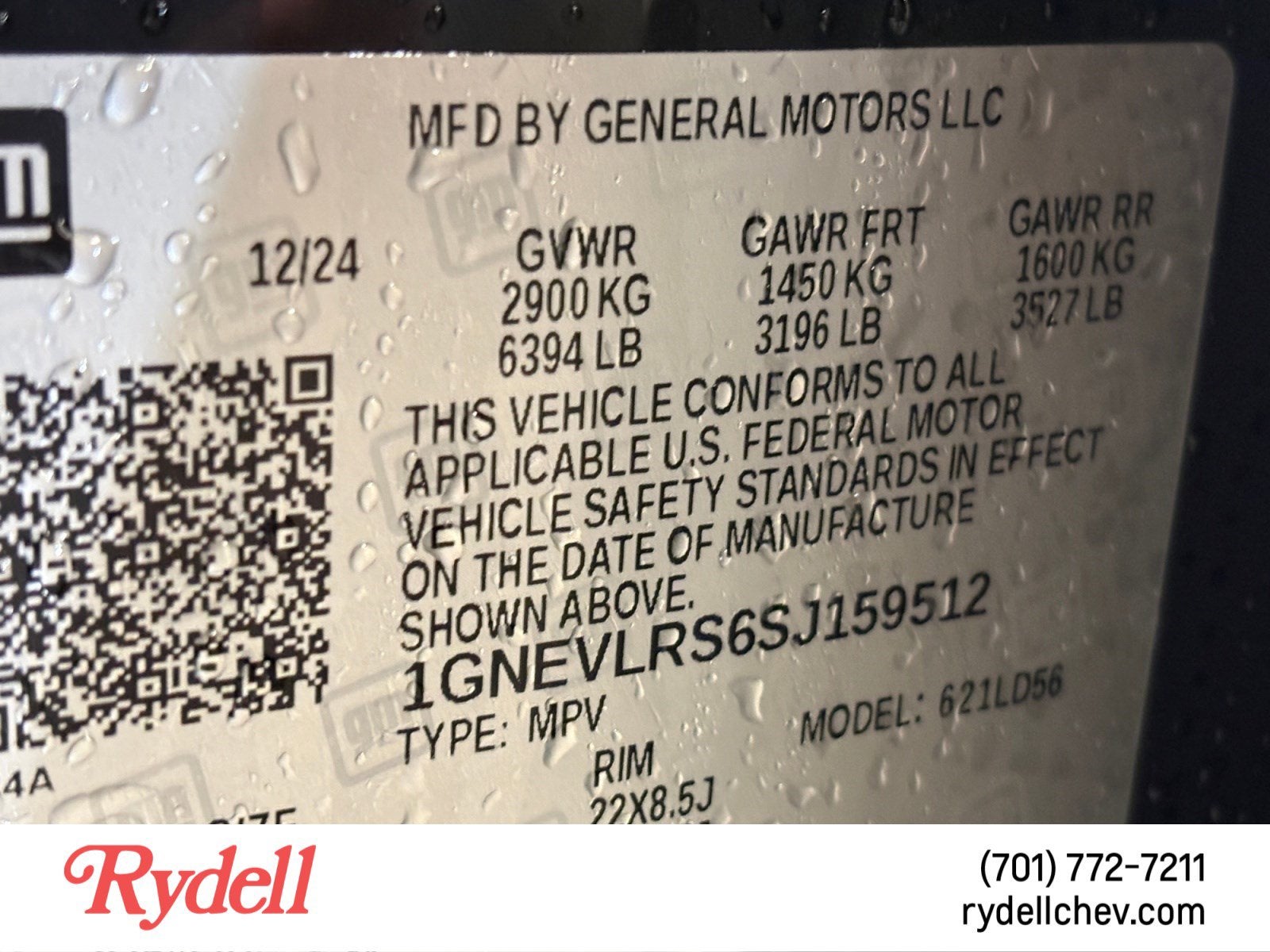 2025 Chevrolet Traverse RS