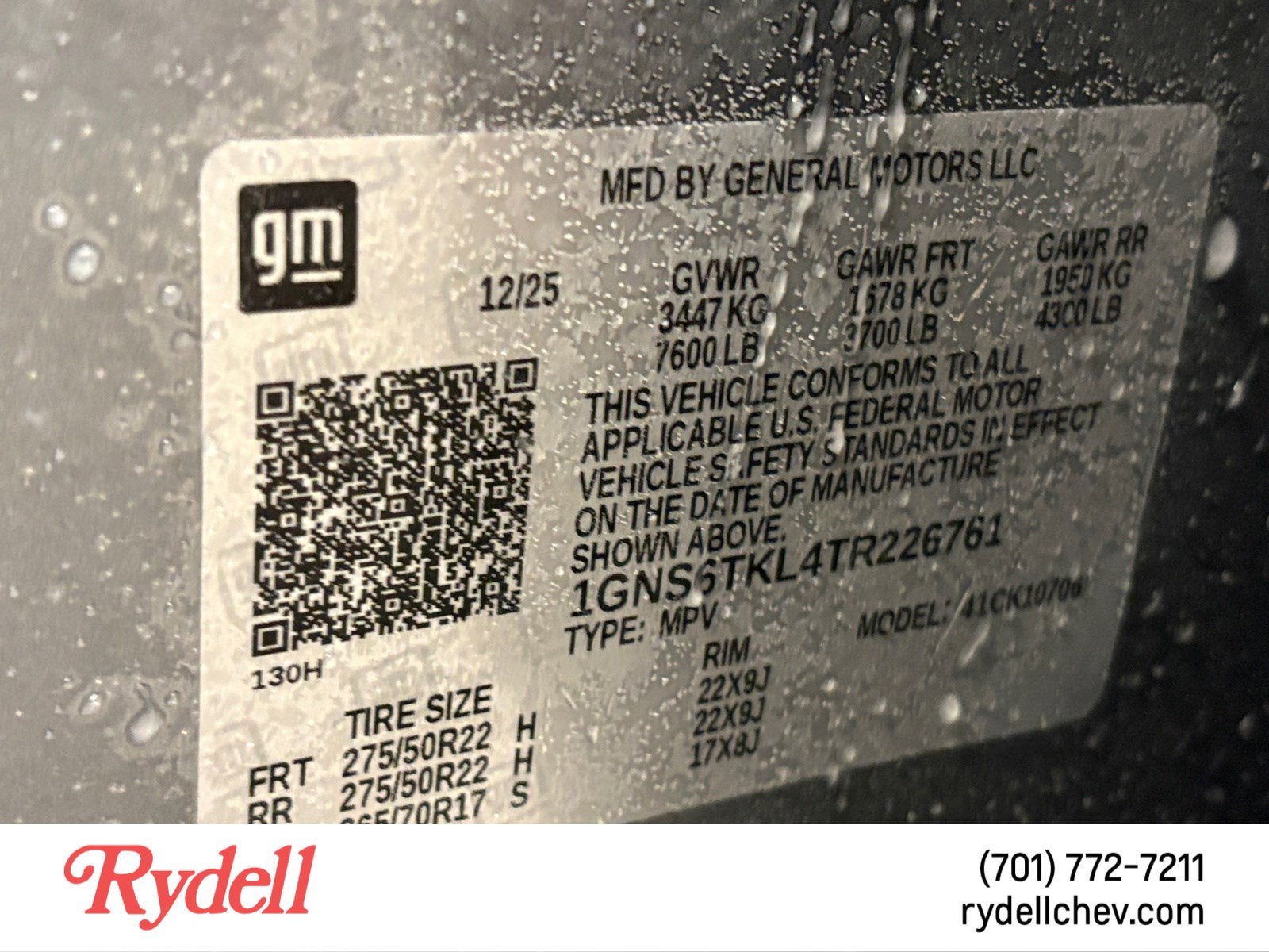 2026 Chevrolet Tahoe High Country