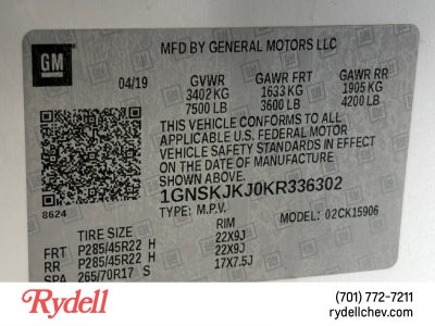 2019 Chevrolet Suburban Premier