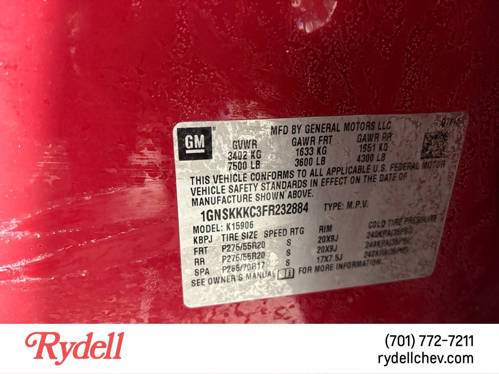 2015 Chevrolet Suburban LTZ