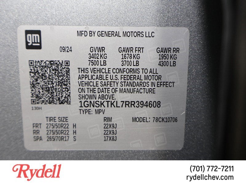 2024 Chevrolet Tahoe High Country