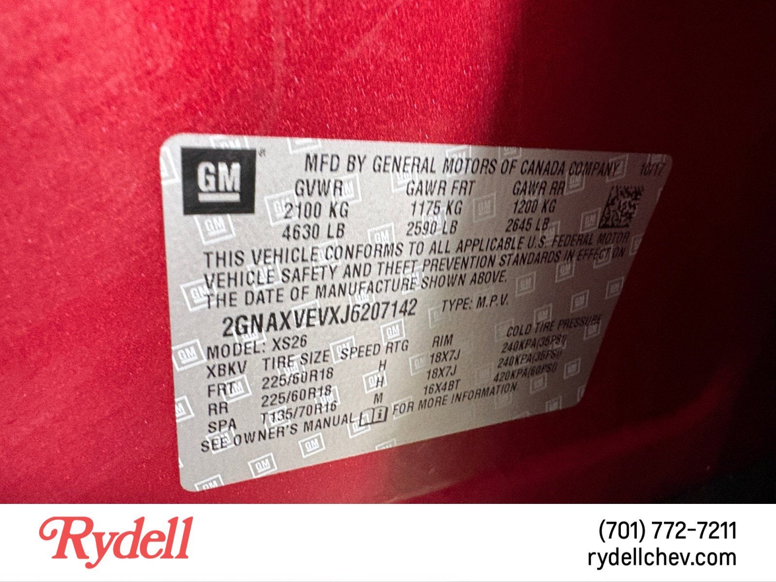 2018 Chevrolet Equinox Premier