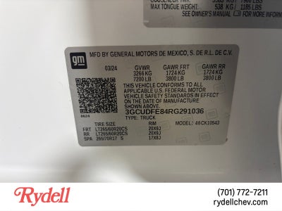 2024 Chevrolet Silverado 1500 LT Trail Boss