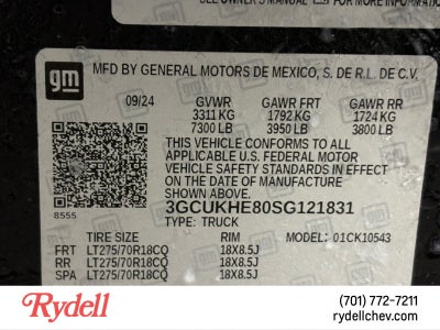 2025 Chevrolet Silverado 1500 ZR2