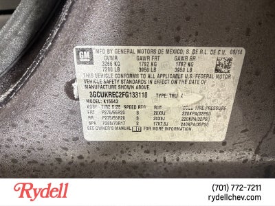 2015 Chevrolet Silverado 1500 LT