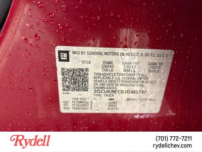 2018 Chevrolet Silverado 1500 LTZ