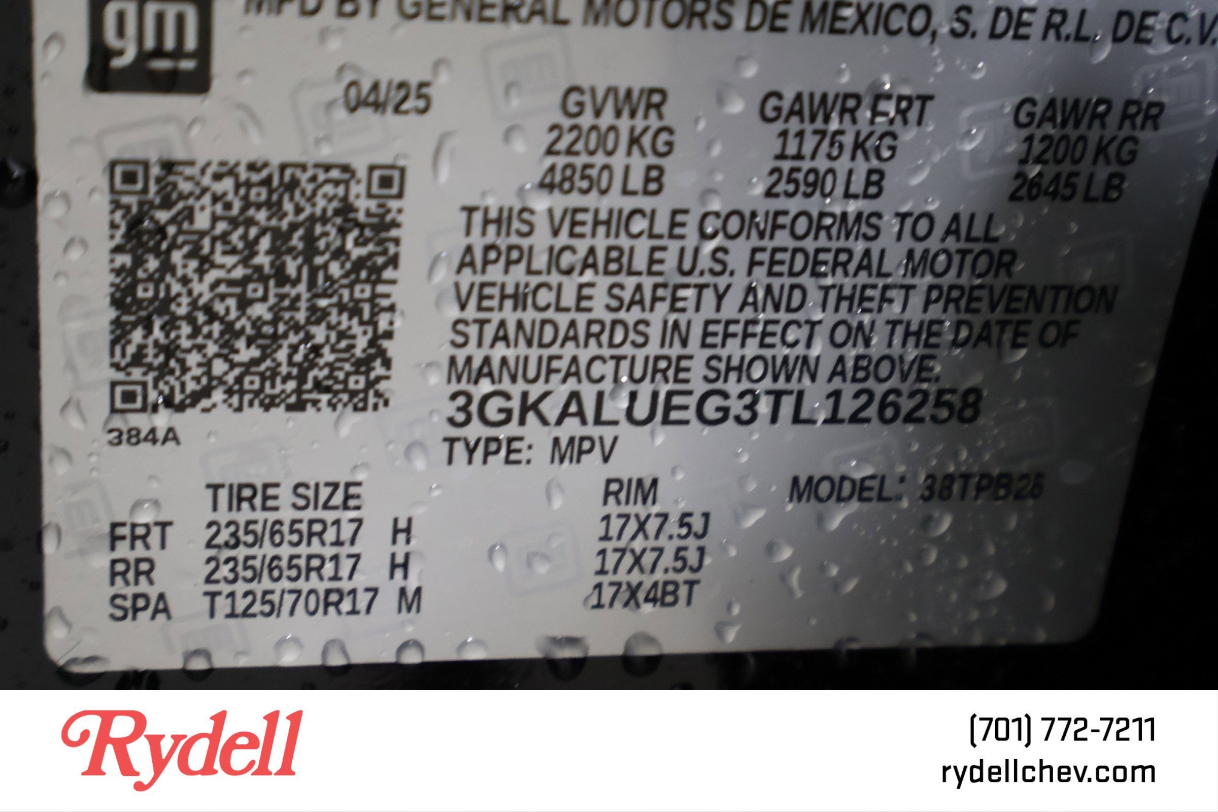 2026 GMC Terrain Elevation