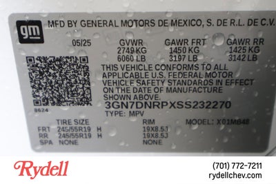 2025 Chevrolet Equinox EV LT