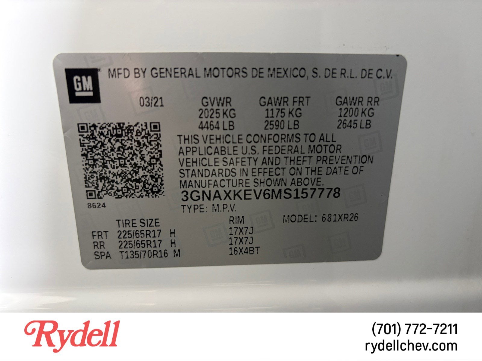 2021 Chevrolet Equinox LT