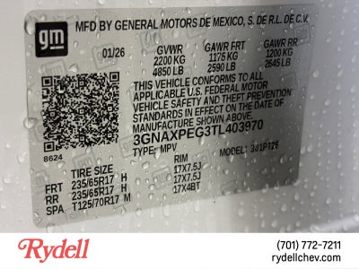 2026 Chevrolet Equinox LT