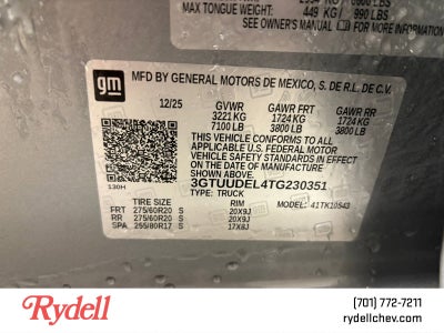 2026 GMC Sierra 1500 SLT