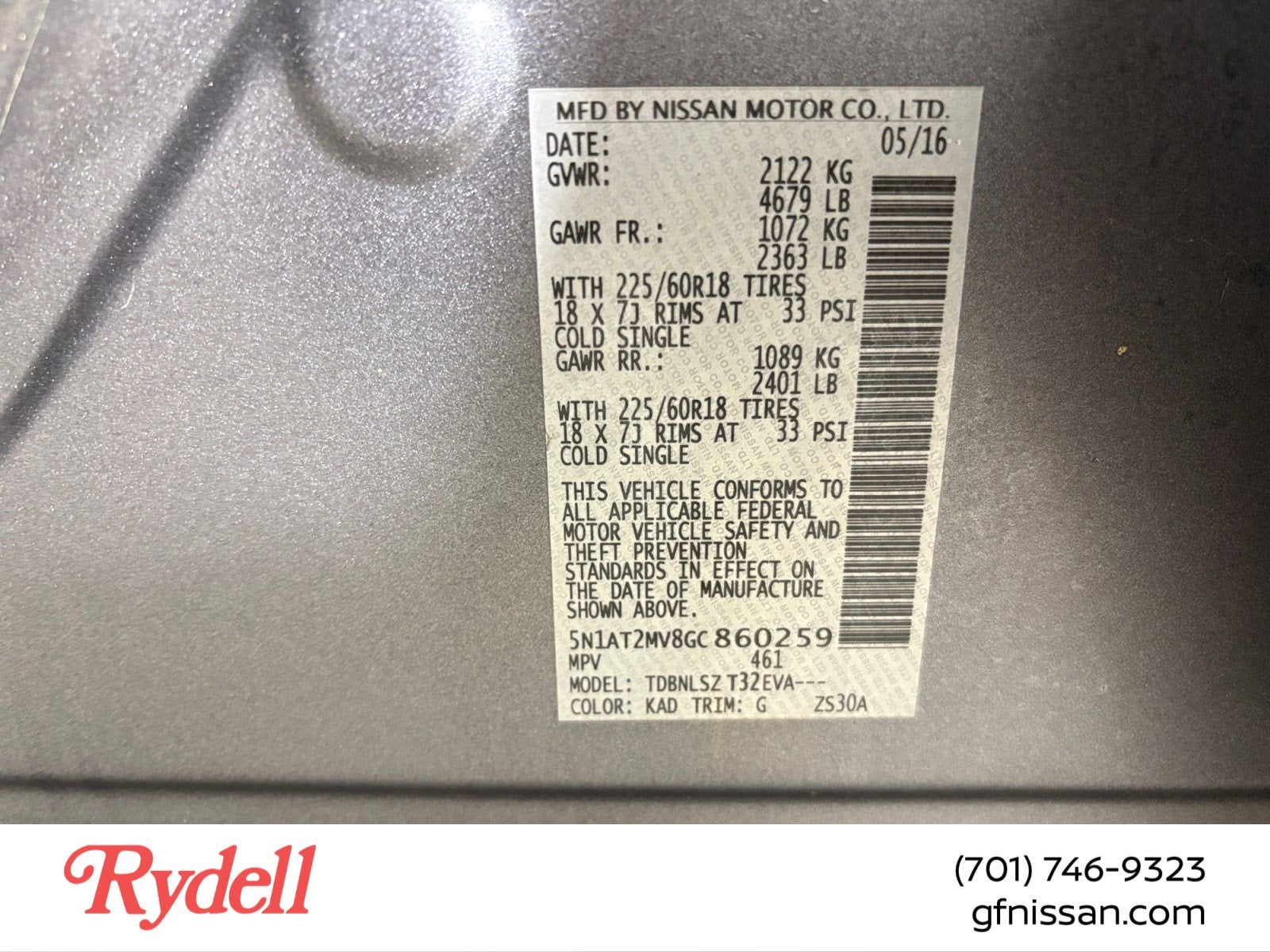 2016 Nissan Rogue SL