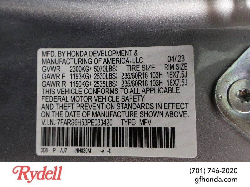 2023 Honda CR-V Hybrid Sport