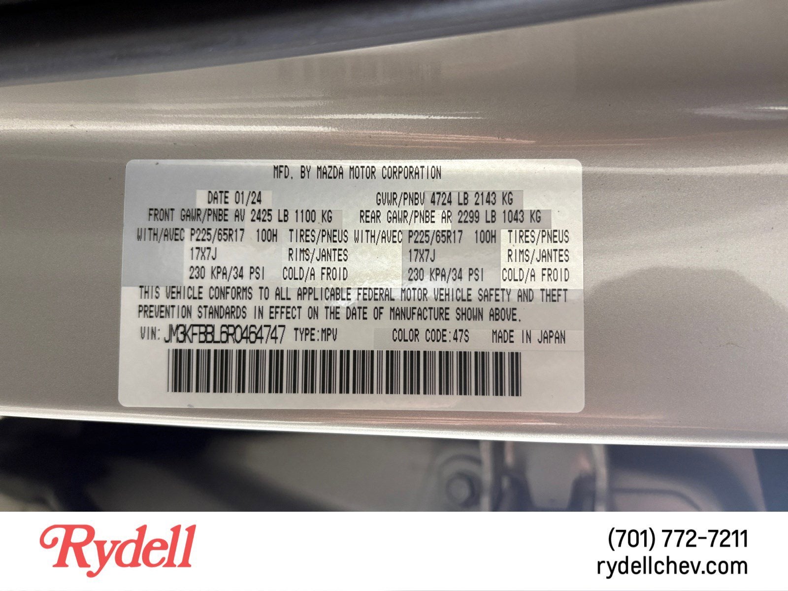 2024 Mazda Mazda CX-5 2.5 S Select Package