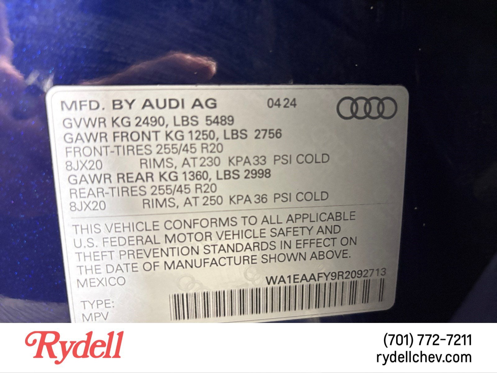 2024 Audi Q5 S line Premium Plus