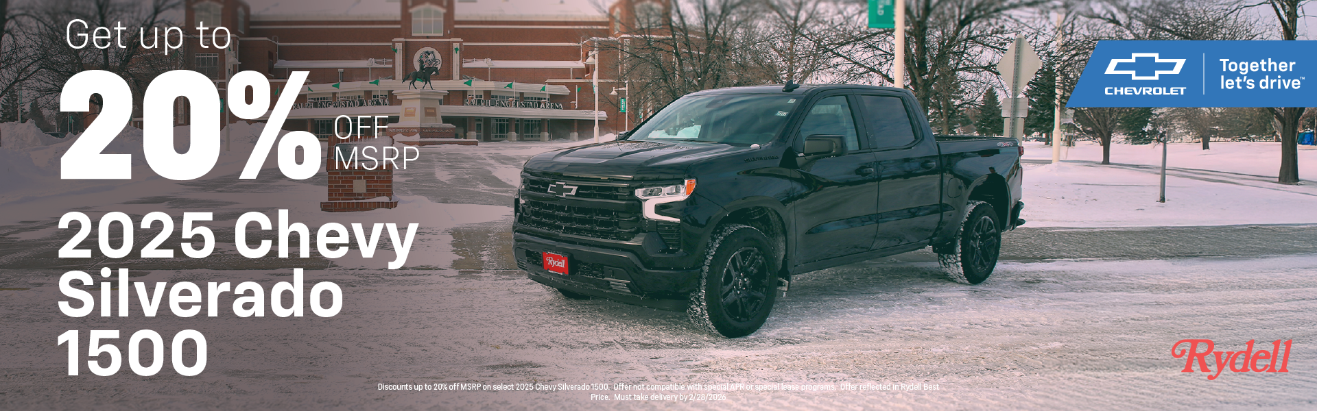 silverado Feb 20% 2025