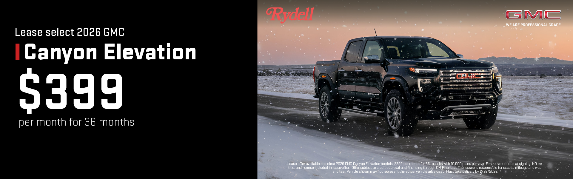 GMC Canyon Lease Feb