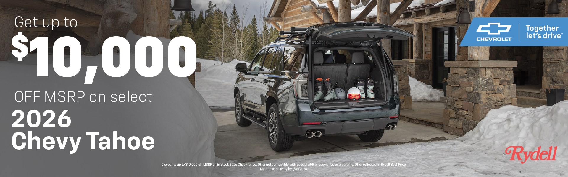 $10k Off MSRP - Tahoe